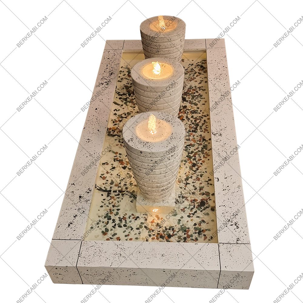 آبنمای فایبرگلاس پارمو 3 مستطیل