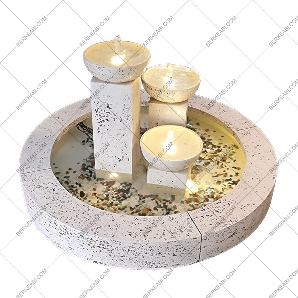 آبنمای فایبرگلاس ونیز 3 دایره