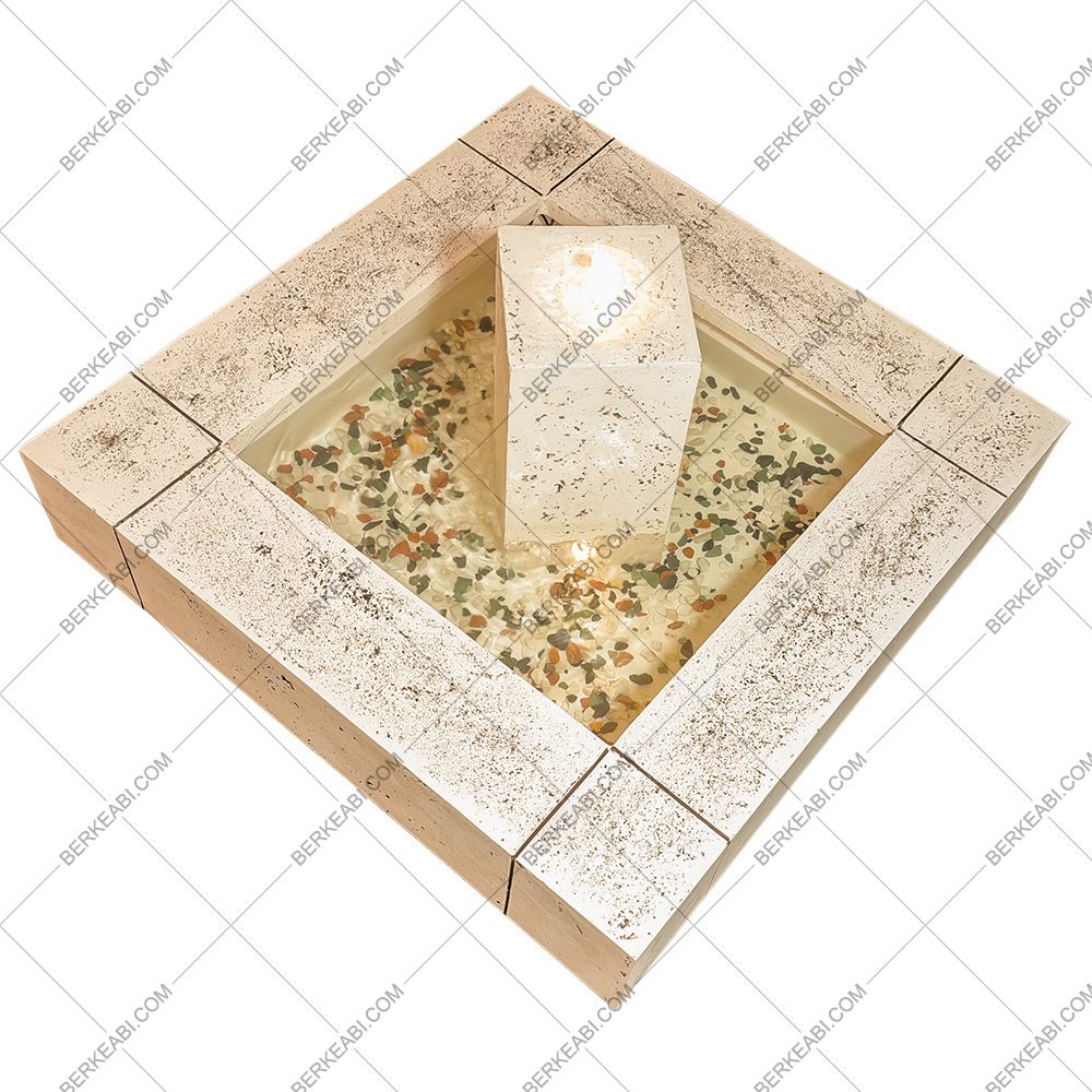 آبنمای فایبرگلاس پیزا 1 مربع