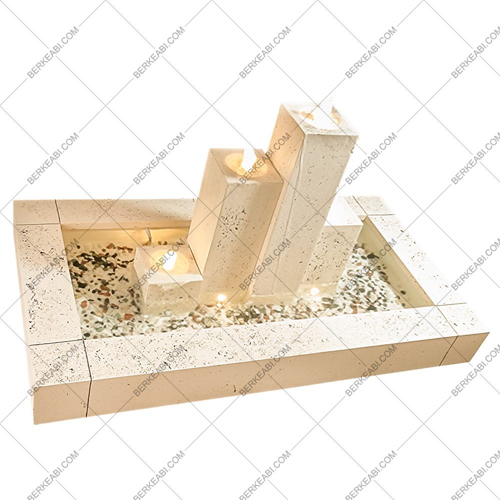 آبنمای فایبرگلاس پیزا 4 مستطیل