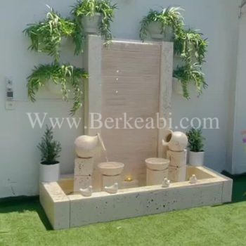 آبنمای دیواری پرده ای | نازل پرده ای | پرده آب دیواری